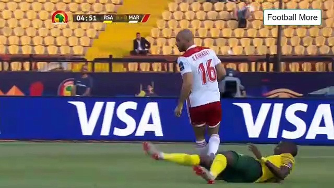 ملخص مباراة المـ غـ رب وجـ نـ وب افـ ريـ قـ يا 1-0 تالق الاسود - افـ ريـ قـ يا 2019