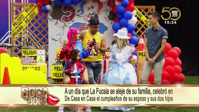 La Fucsia a pocos días de dejar a su familia celebró el cumpleaños de sus seres amados