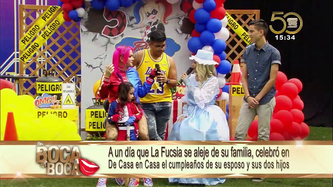 La Fucsia a pocos días de dejar a su familia celebró el cumpleaños de sus seres amados