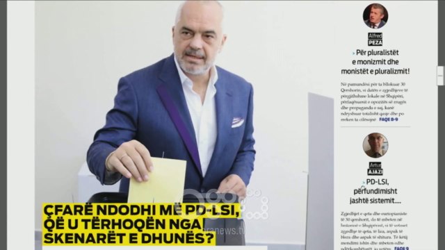 Ora juaj, Shtypi i ditës: Çfarë ndodhi me PD-LSI që u tërhoqën nga skenarët e dhunës?