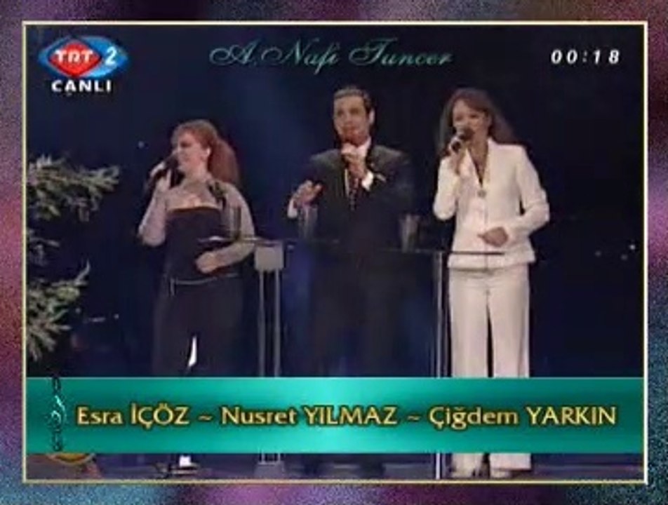 Esra İÇÖZ & Çiğdem YARKIN & Nusret YILMAZ - Tel Tel Taradım Zülfünü