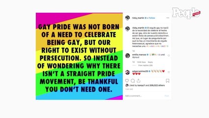 Ricky Martin enciende la polémica con su mensaje dirigido a los heterosexuales
