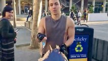 Arrogant Berkeley College Student Destroys Campus Republican's Private Property Sign, On Camera