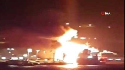 İzmir'de gemi yangını: 2 ölü, 14 yaralı