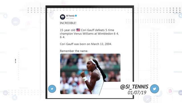 Socialeyesed - Teenager Gauff shocks Venus