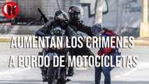 Aumentan los crímenes a bordo de motocicletas