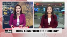 Hong Kong protesters storm main legislative building, clash with police