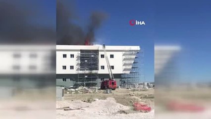 Isparta Kara Havacılık Okulu'ndaki yangın söndürüldü