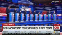 CNN NEWS 2020 RACE NEWS DAY 27 6 2019 BIDEN SANDERS HARIS BUTTIGIED ON DEBATE STAGE