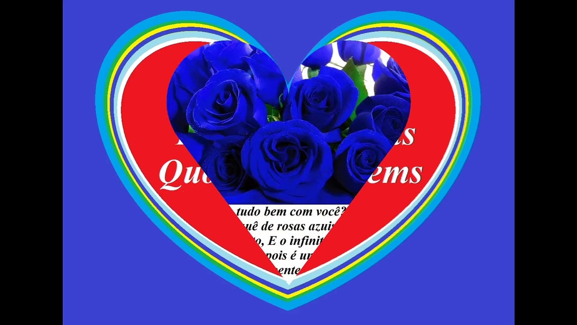 Bom dia meu amor, trouxe um buquê de rosas azuis para você, eu te amo!  [Mensagem] [Frases e Poemas] - Vídeo Dailymotion