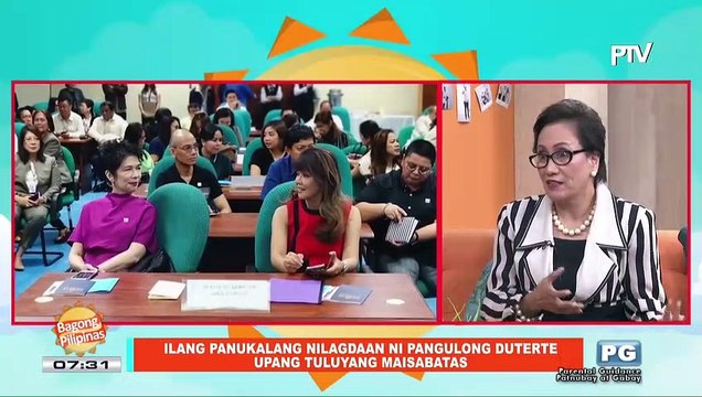 ON THE SPOT: Ilang panukalang nilagdaan ni Pres. #Duterte upang tuluyang maisabatas