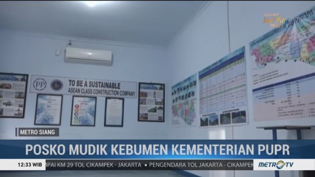 Posko Mudik Kebumen Kementerian PUPR