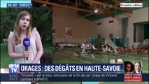 Haute-Savoie: à cause des orages, le toit de la salle des fêtes de la commune de Doussard s'est effondré
