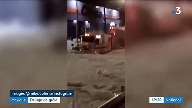 Mexique: Les images incroyables d'un un orage de glace qui recouvre la ville de Guadalajara de 2 mètres de glace.