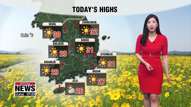 Much sunnier and hotter 070219