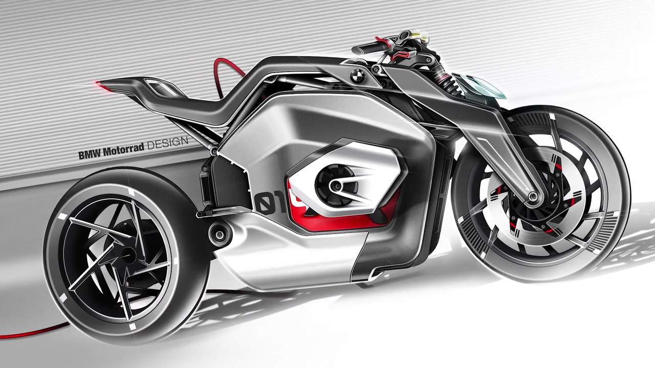 Der BMW Motorrad Vision DC Roadster Skizzen