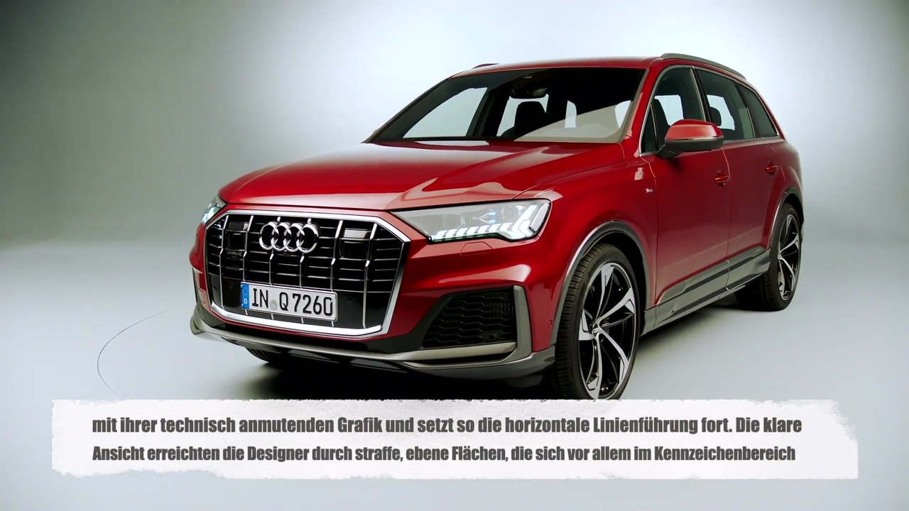 Der Audi Q7 Robuster Auftritt - das Exterieurdesign