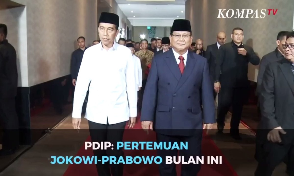 PDIP: Pertemuan Jokowi-Prabowo Bulan Ini