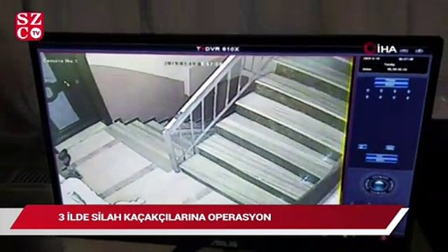 3 ilde silah kaçakçılarına operasyonda suikast silahı ele geçirildi