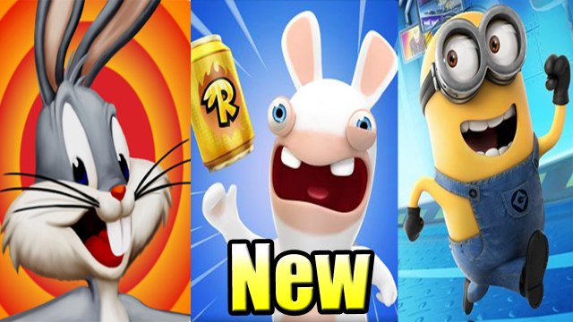 Looney Tunes Dash! vs Rabbids Crazy Rush vs Despicable Me Minion Rush — NEW Compilation