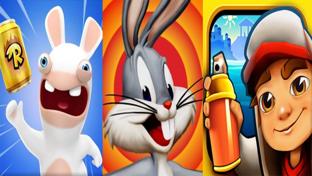 Rabbids Crazy Rush vs Looney Tunes Dash! vs Subway Surfers — NEW Compilation