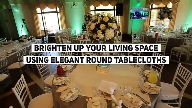 Round Tablecloths UK - Top Table Cloth Ltd