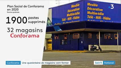 Conforama supprime 1 900 postes et ferme 42 magasins