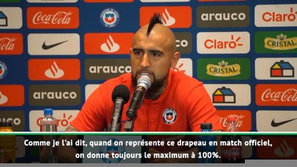 Copa America - Vidal : "Se donner à 100% comme toujours"