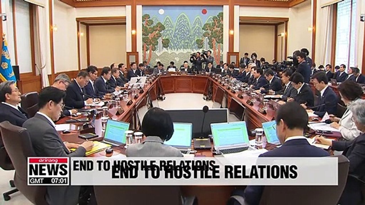 Moon says actions at DMZ signify end to hostile relations