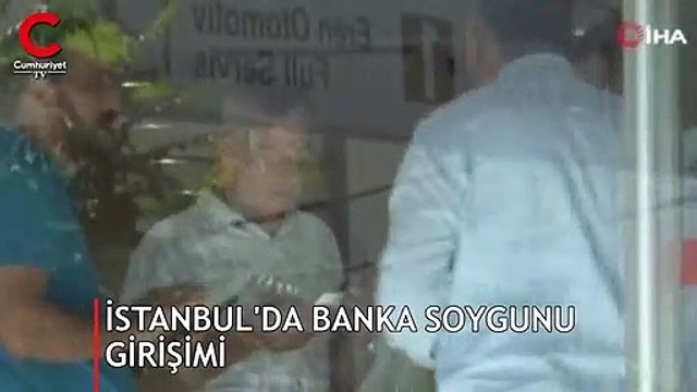İstanbul'da soygun girişimi! Güvenlik görevlisinin silahını aldı