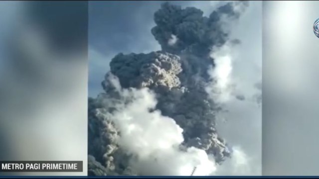 Sejumlah Wilayah Terpapar Abu Vulkanis Gunung Sinabung