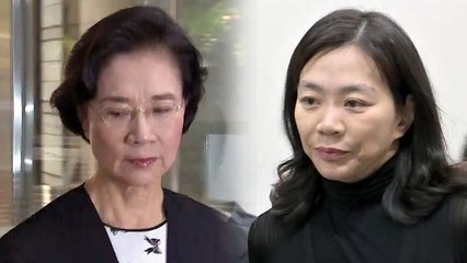 '가사도우미 불법고용' 이명희·조현아 징역형 집행유예 / YTN