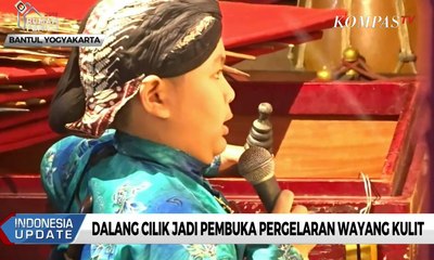 Dalang Cilik Jadi Pembuka Pergelaran Wayang Kulit