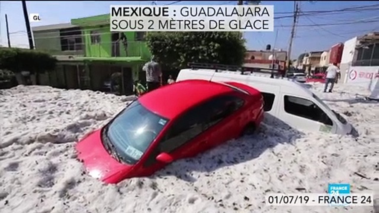 Mexique : Guadalajara  sous 2 mètres de glace