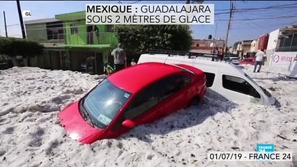 Mexique : Guadalajara  sous 2 mètres de glace