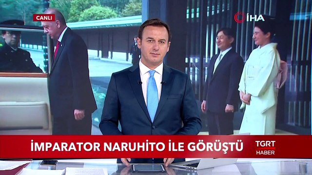 Cumhurbaşkanı Erdoğan İmparator Naruhito ile Görüştü