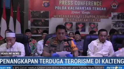 Total 34 Terduga Teroris di Kalteng Ditangkap