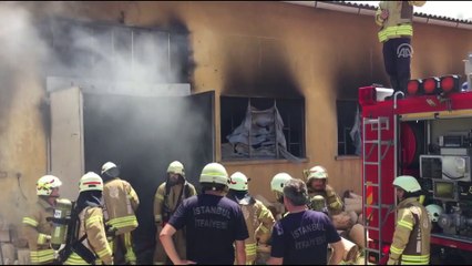 Kartal'da fabrika yangını - İSTANBUL
