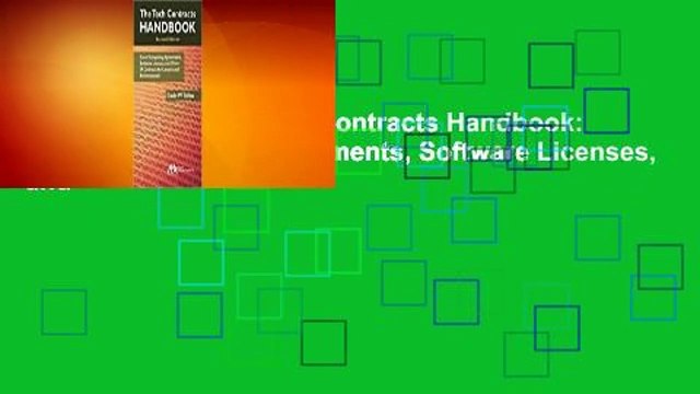 Full version The Tech Contracts Handbook: Cloud Computing Agreements, Software Licenses, and