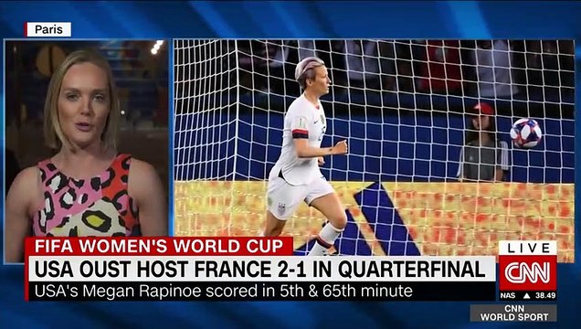 US defeats France to advance to World Cup semifinal