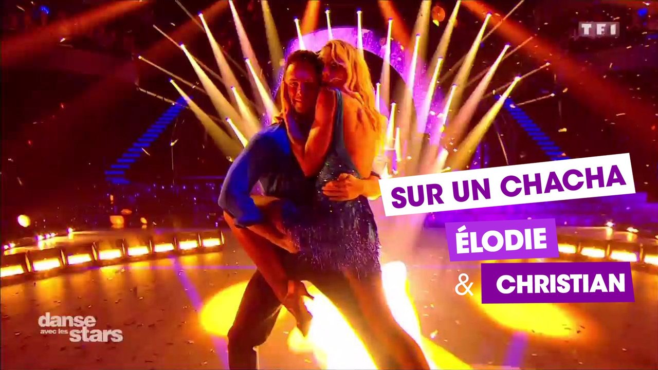 DALS S08 - Elodie Gossuin et Christian Millette dansent un cha-cha sur "Dans un autre monde" (Céline Dion)