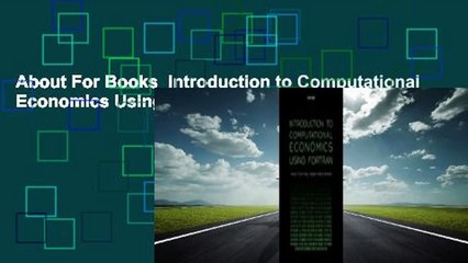 About For Books  Introduction to Computational Economics Using FORTRAN by Hans Fehr