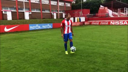 Presentación de Unai Medina como Jugador del Sporting de Gijón