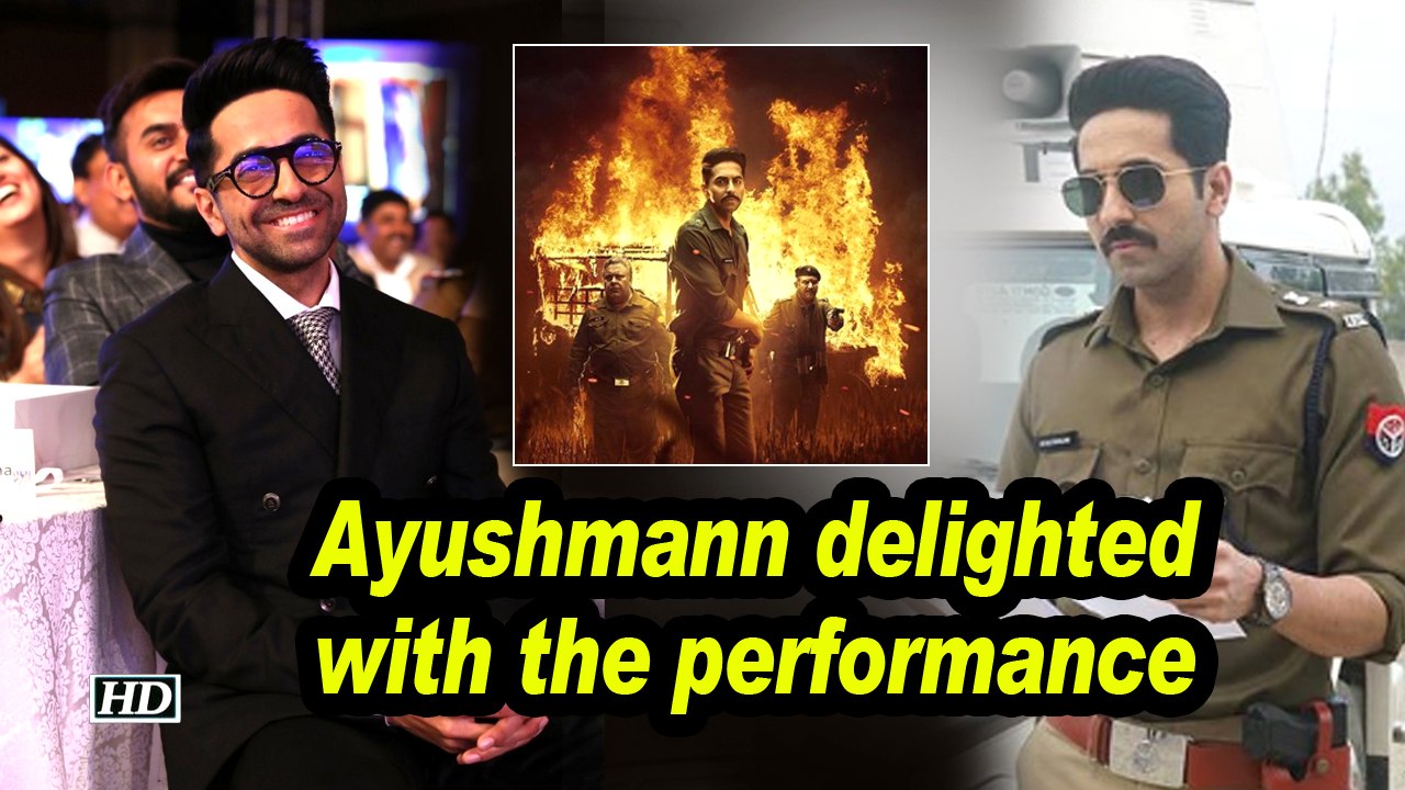 Ayushmann delighted with performance of 'Article 15'