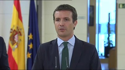 Download Video: Casado tiende la mano a Sánchez con la condición de que facilite que Navarra Suma gobierne en la comunidad foral