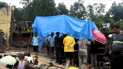 Queda de muro em Mumbai deixa 18 mortos