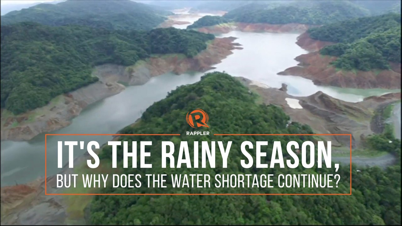 WATCH: It's the rainy season, but why does the water shortage continue?
