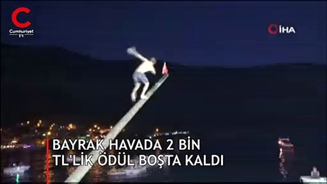 Bayrak havada, 2 bin liralık ödül boşta kaldı
