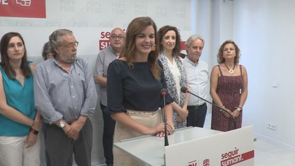 Sandra Gómez (PSPV) pide "lealtad" a Compromís y que decida si quiere gobernar en solitario