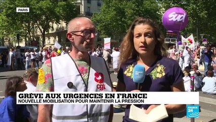 Urgences : nouvelle mobilisation des grévistes pour "maintenir la pression"